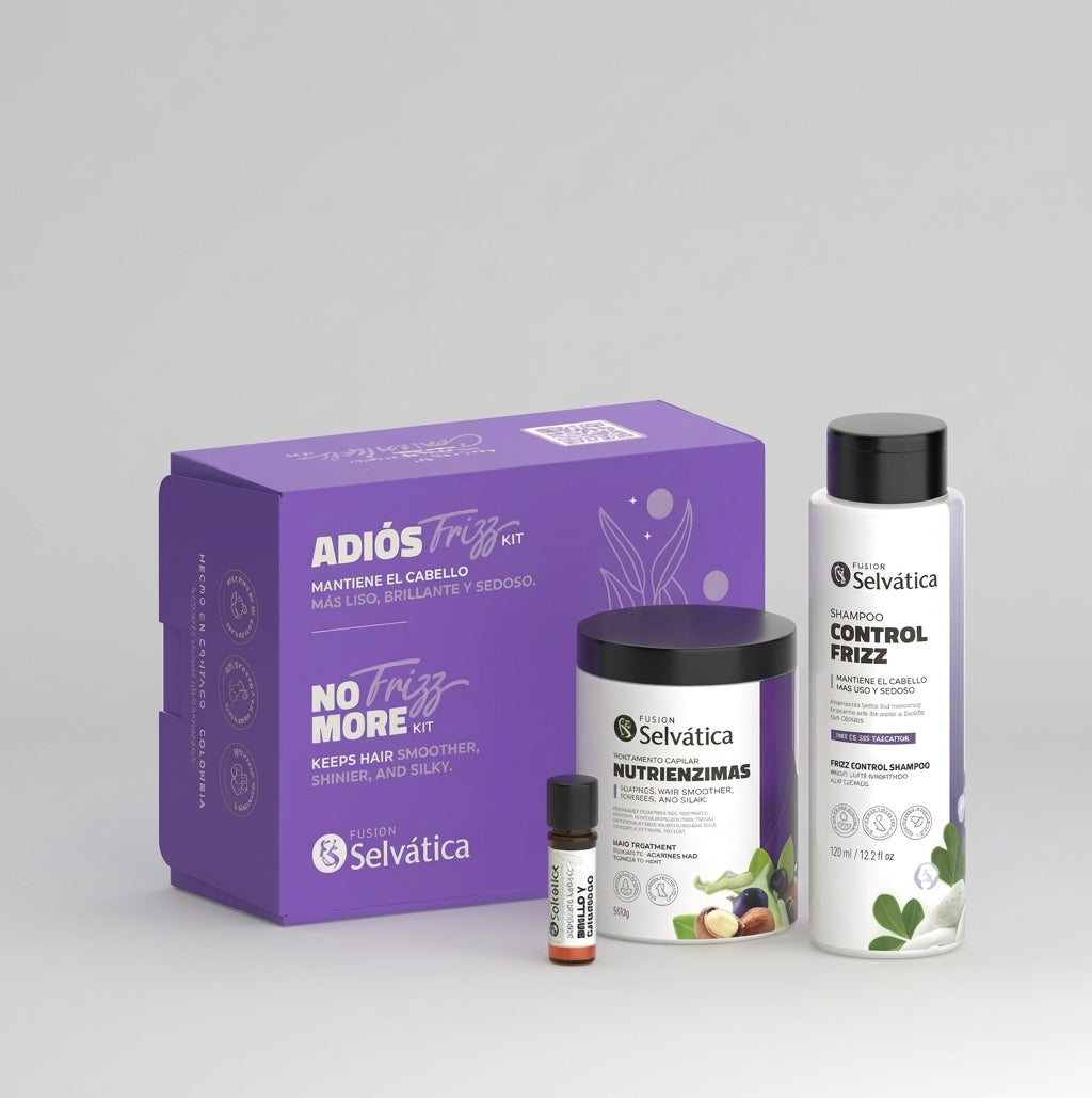 Kit Control Frizz Fusion Selvatica: Adiós al frizz, cabello suave y brillante