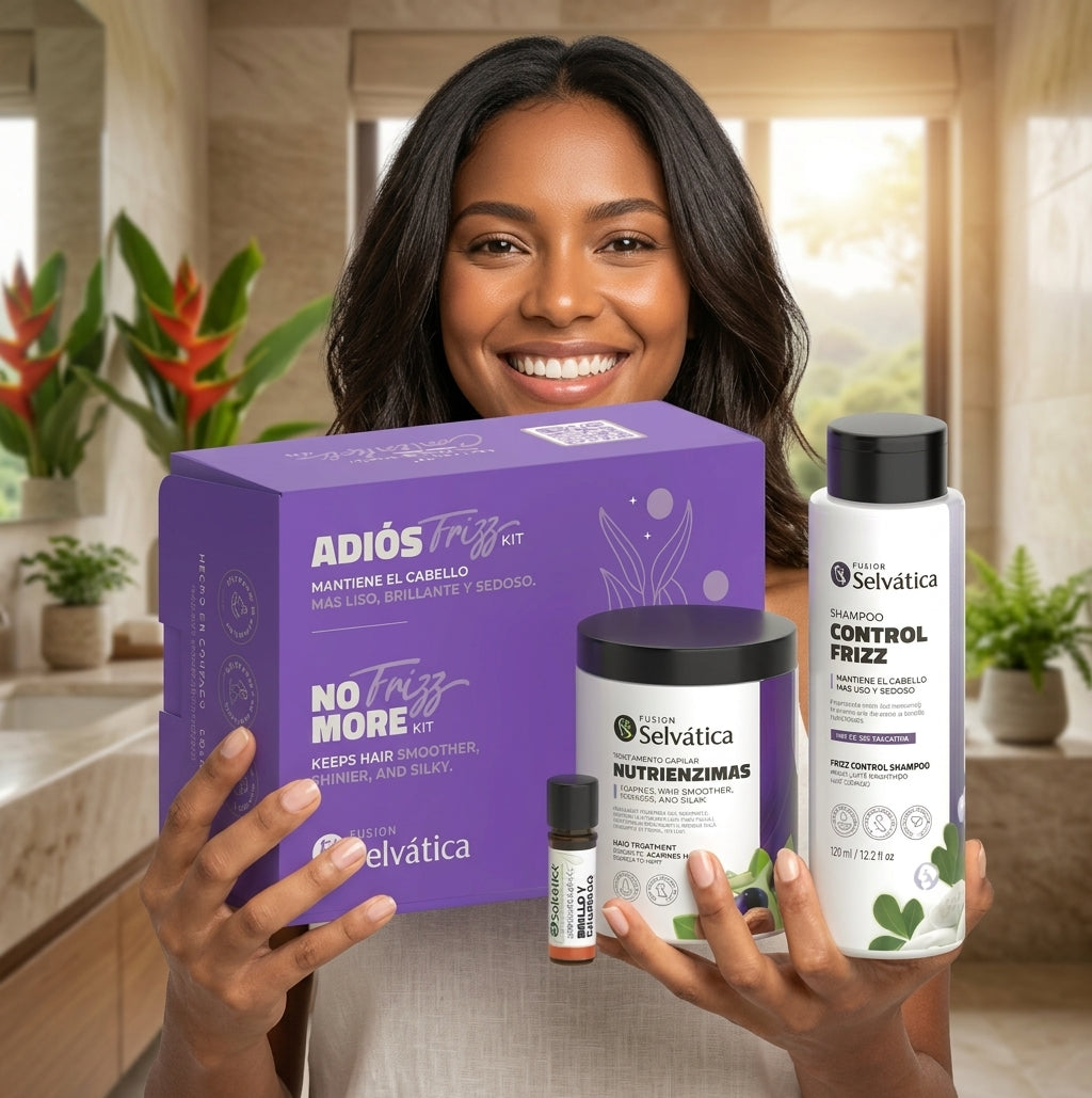 Kit Control Frizz Fusion Selvatica: Adiós al frizz, cabello suave y brillante